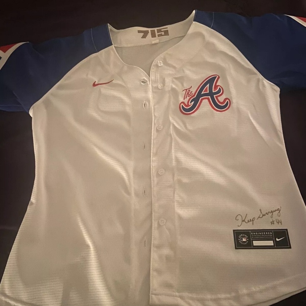 Nike Women's Large Atlanta Braves Jersey - City Connect - Picture 6 of 11